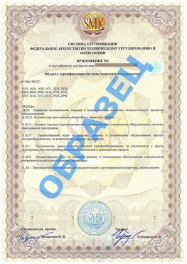 Приложение 1 Куйбышев Сертификат ГОСТ РВ 0015-002